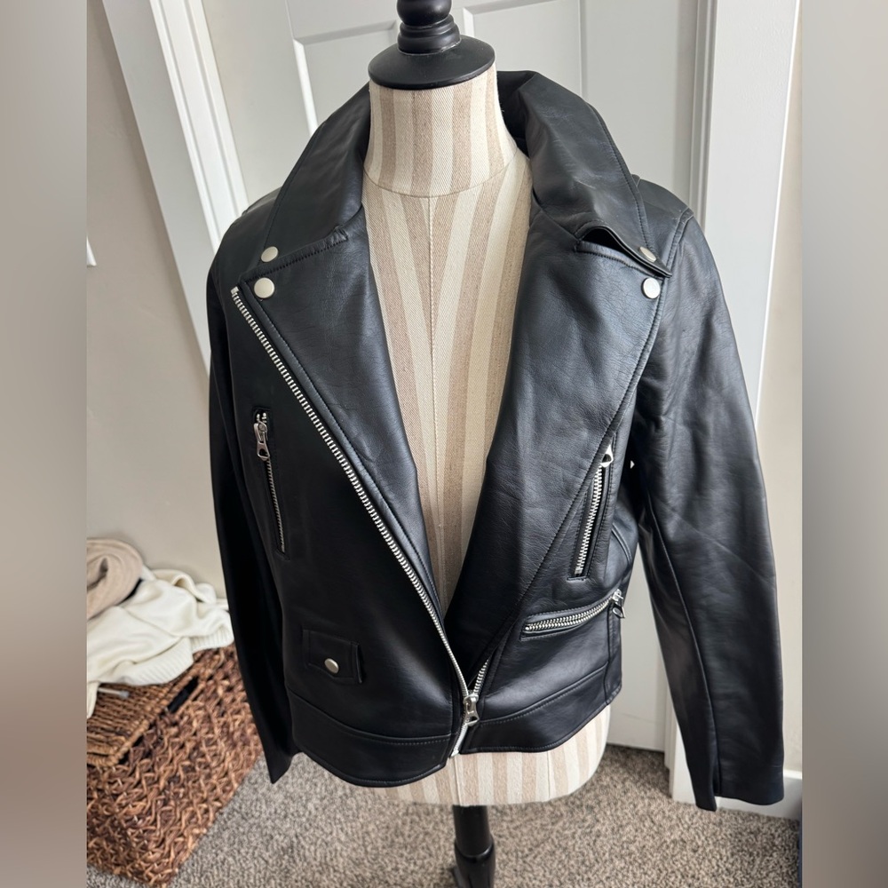 Torrid Black Faux Leather Jacket